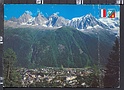 O7547 CHAMONIX-MONT-BLANC 74 FRANCE L AIGUILLE DU MIDI crease VG